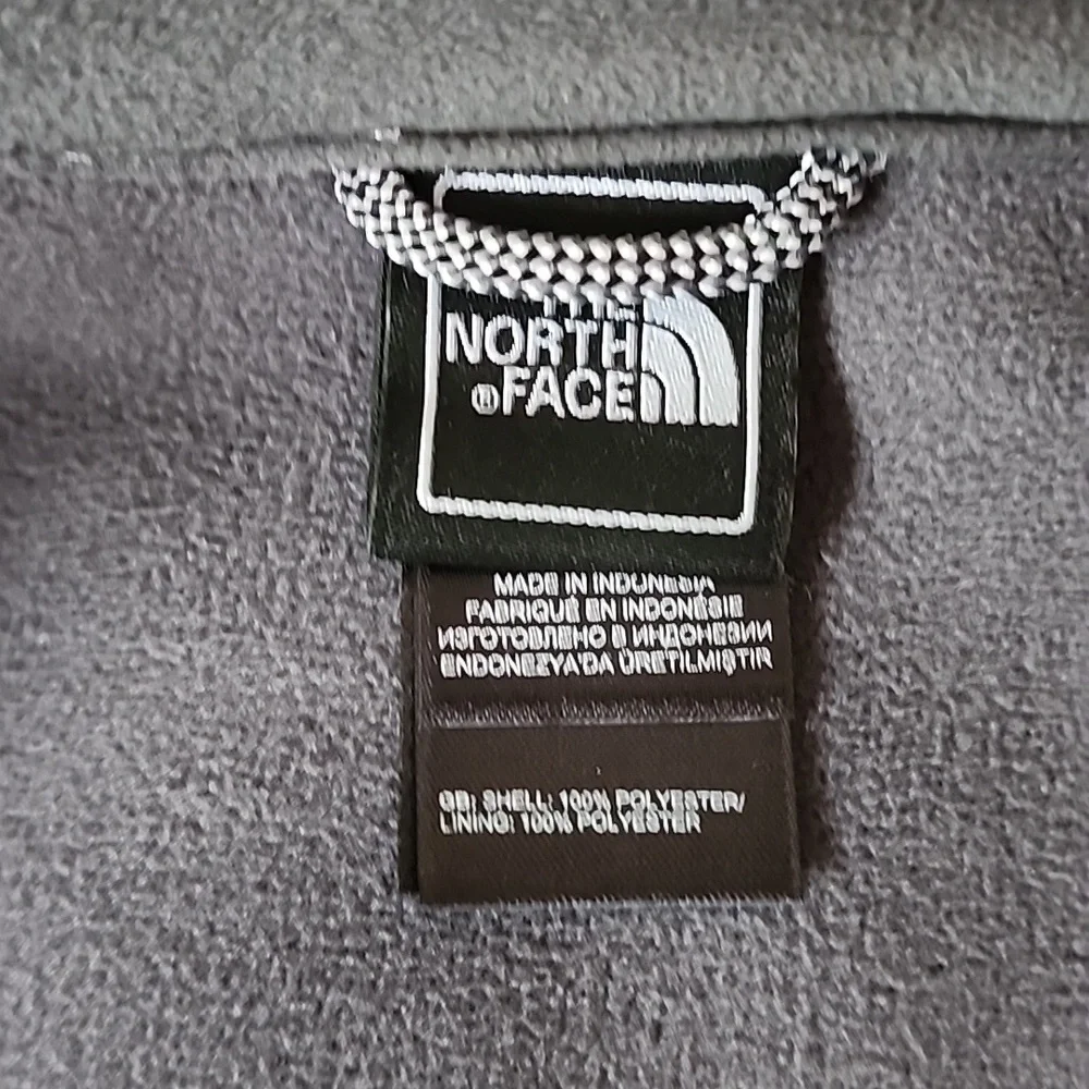 The North Face Men's Gray Full Zip Fleece Jacket Pullover